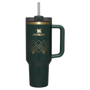 Stanley Luxe Midnight Quencher H2.0 FlowState Tumbler (40oz) - Gold Edition