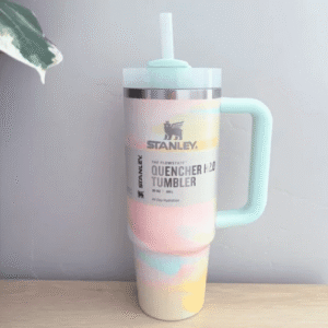 Warm Serene Brushstroke ~ STANLEY CLEAN SLATE TUMBLER 40 0Z
