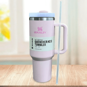 40 Oz Tumbler Straw Lid Insulated Stainless Steel Water Bottle Coffee Mug Travel