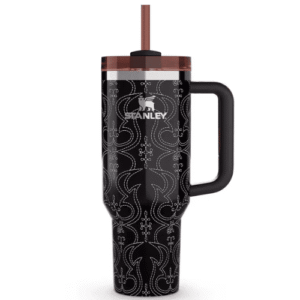 Barbie x Stanley Tumbler Western Howdy Ken 40 oz Quencher Black New In Hand